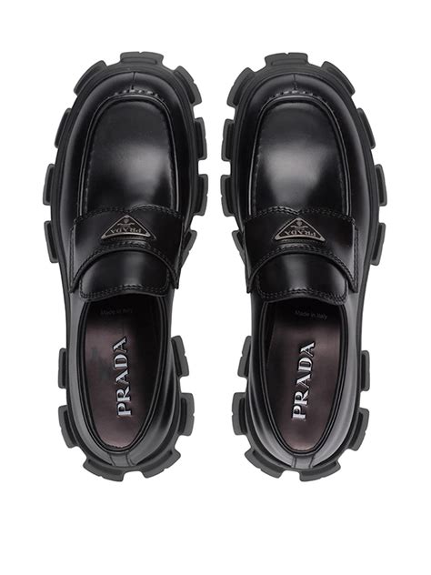 prada monolith combat|Prada monolith loafer.